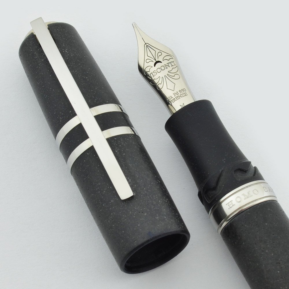 Visconti Homo Sapiens Oversize Fountain Pen - Lava w Silver Trim